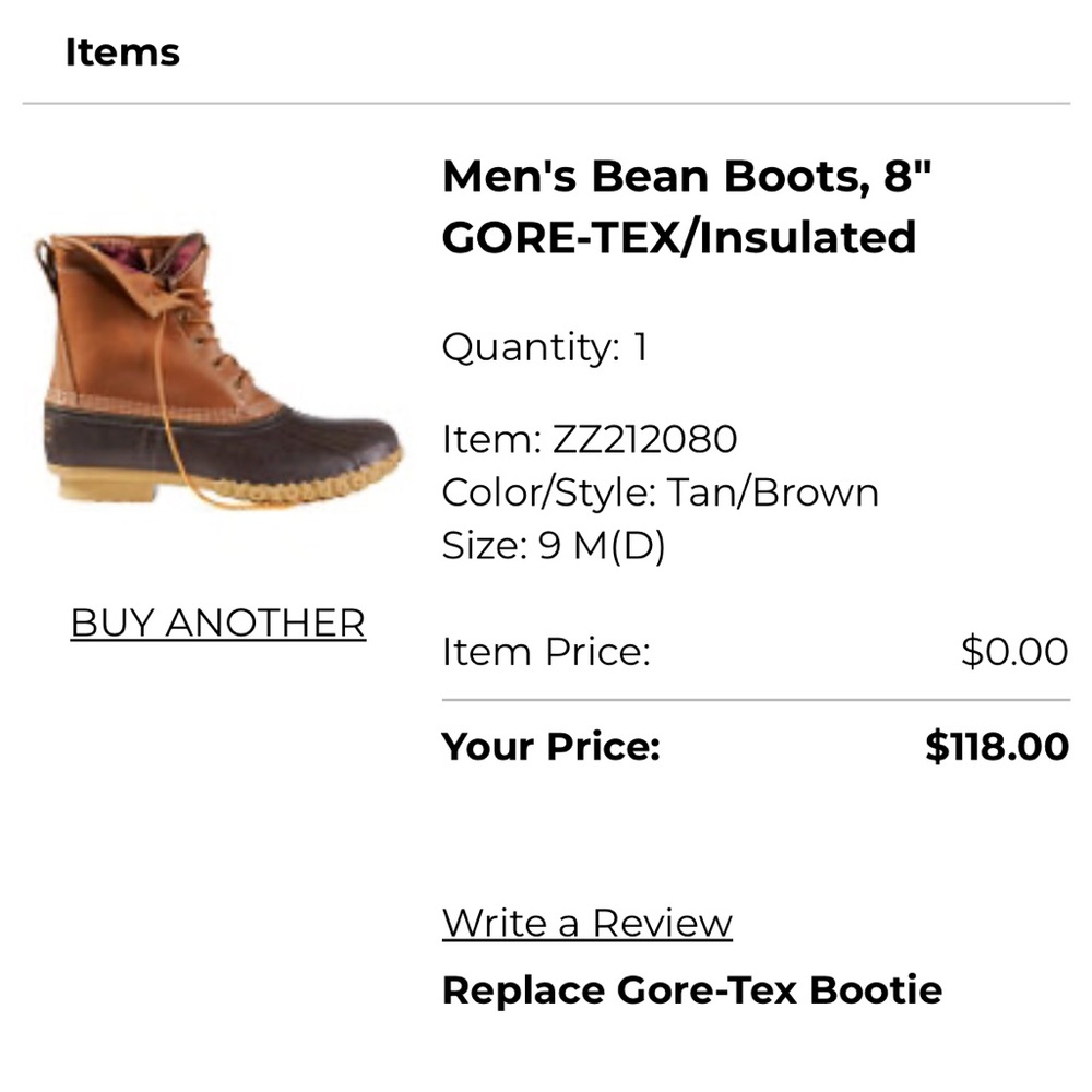 Gore-Tex Insulated L.L. Bean Duck Boots- 9- New Soles and Lining! Made in USA - Picture 9 of 9